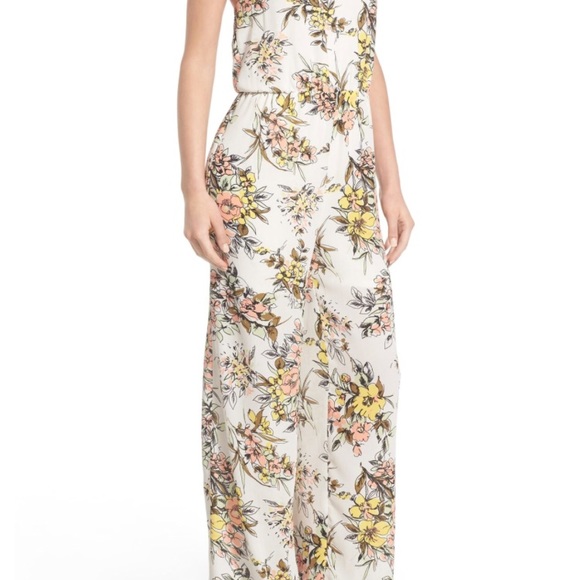 Leith floral pant romper - Picture 2 of 6